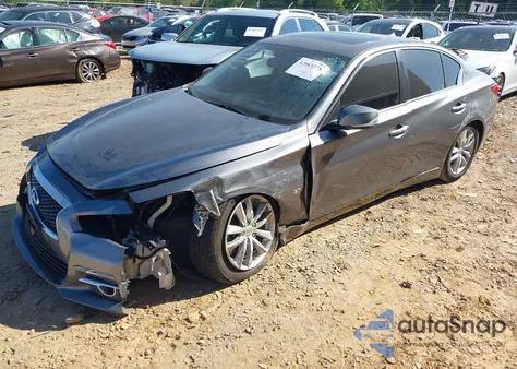 2015 Infiniti Q50 Premium из США, поврежденный, VIN JN1BV7AP3FM358244